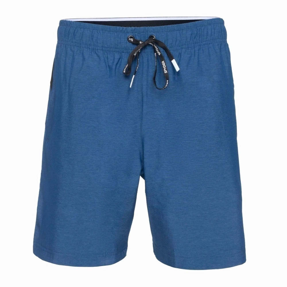 Spyder Active ProWeb Men's Pulse Blue/Black 8” Inseam Shorts Size-XL #SPM513B - Picture 5 of 16